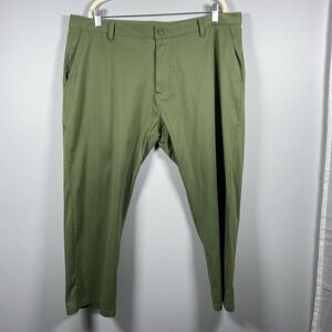 RHONE Commuter Pants Straight Leg Men's Sz 40 x 24 Olive Green‎ Performance